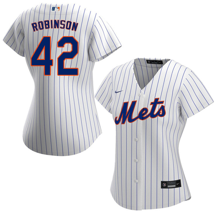 Nike Women #42 Jackie Robinson New York Mets Baseball Jerseys Sale-White